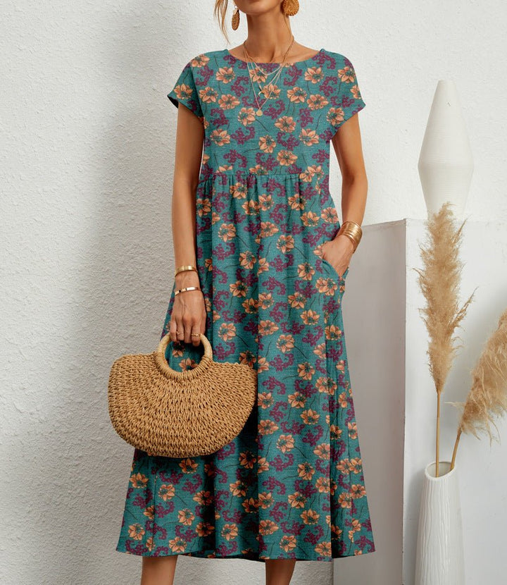 Halle | Timeless Floral Dress