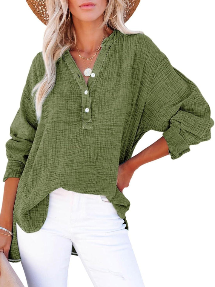 Jena | Chic Button Blouse