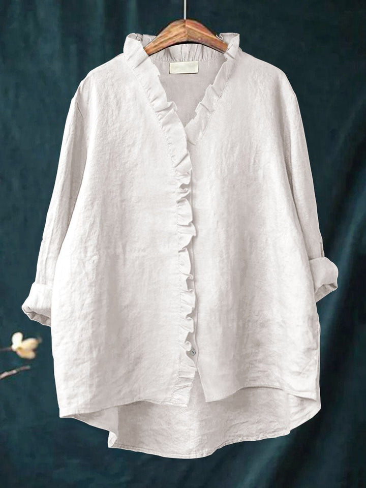 Rica | Retro Ruffle Blouse