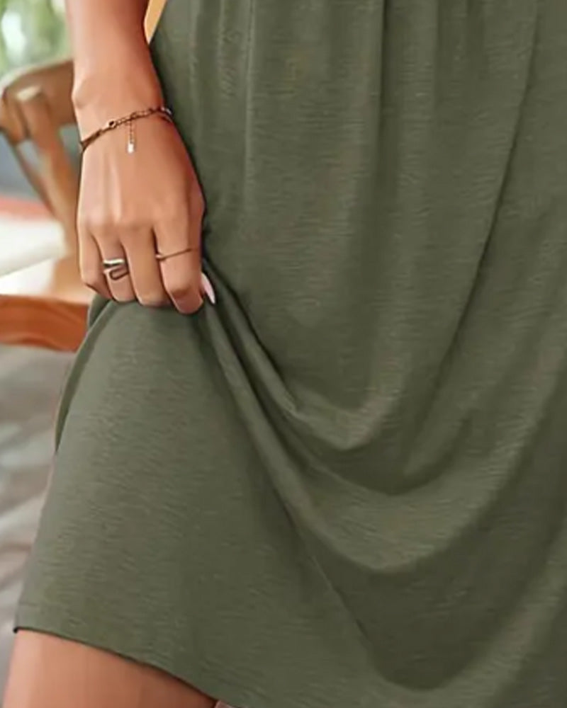 Odette | Sleeveless A-Line Dress