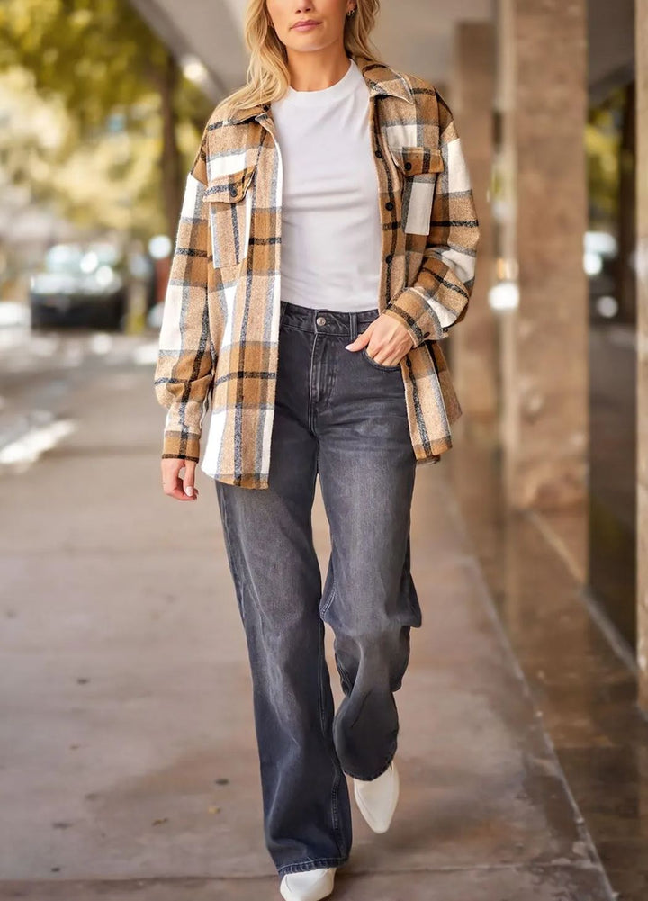 Leticia | cosy Plaid Shacket